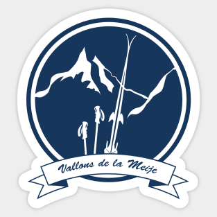 Vallons de la Meije La Grave mountain Sticker